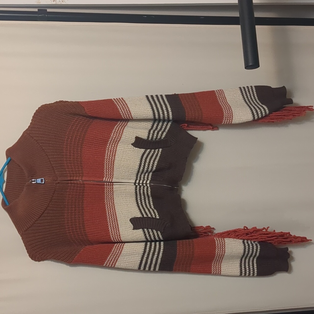 Hot & Delicious Multicolor Striped Cardigan